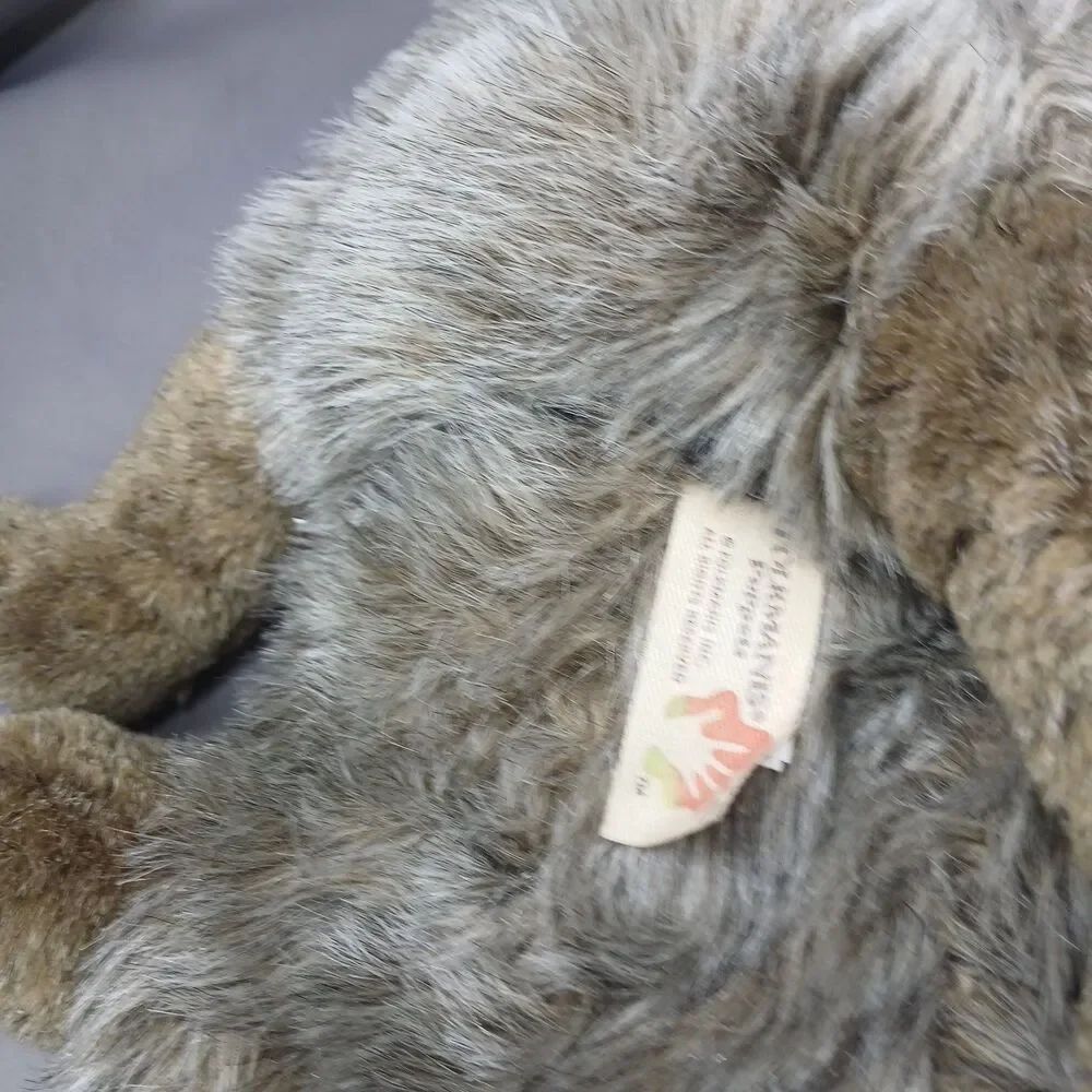 Folkmanis Coyote Hand Puppet Plush Preowned 11FM010 Puppy Size 16
